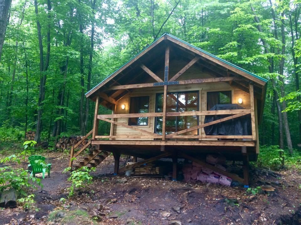 Les Cabines Nordik Des Piles Villa Saint-Jean-des Piles Luaran gambar