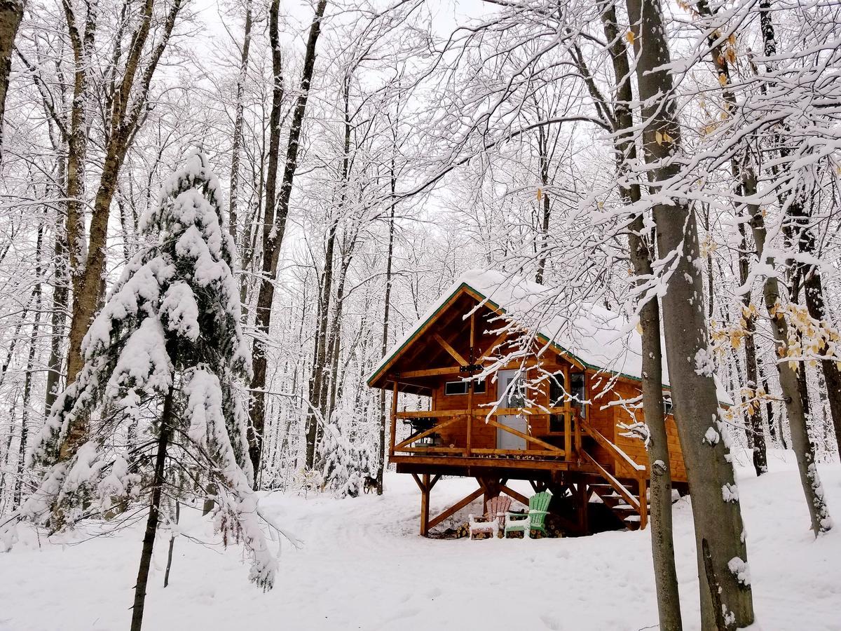 Les Cabines Nordik Des Piles Villa Saint-Jean-des Piles Luaran gambar
