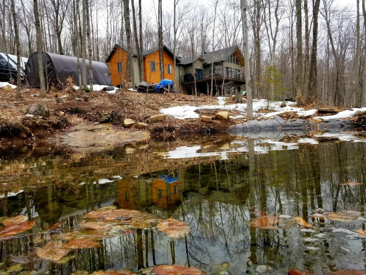 Les Cabines Nordik Des Piles Villa Saint-Jean-des Piles Luaran gambar