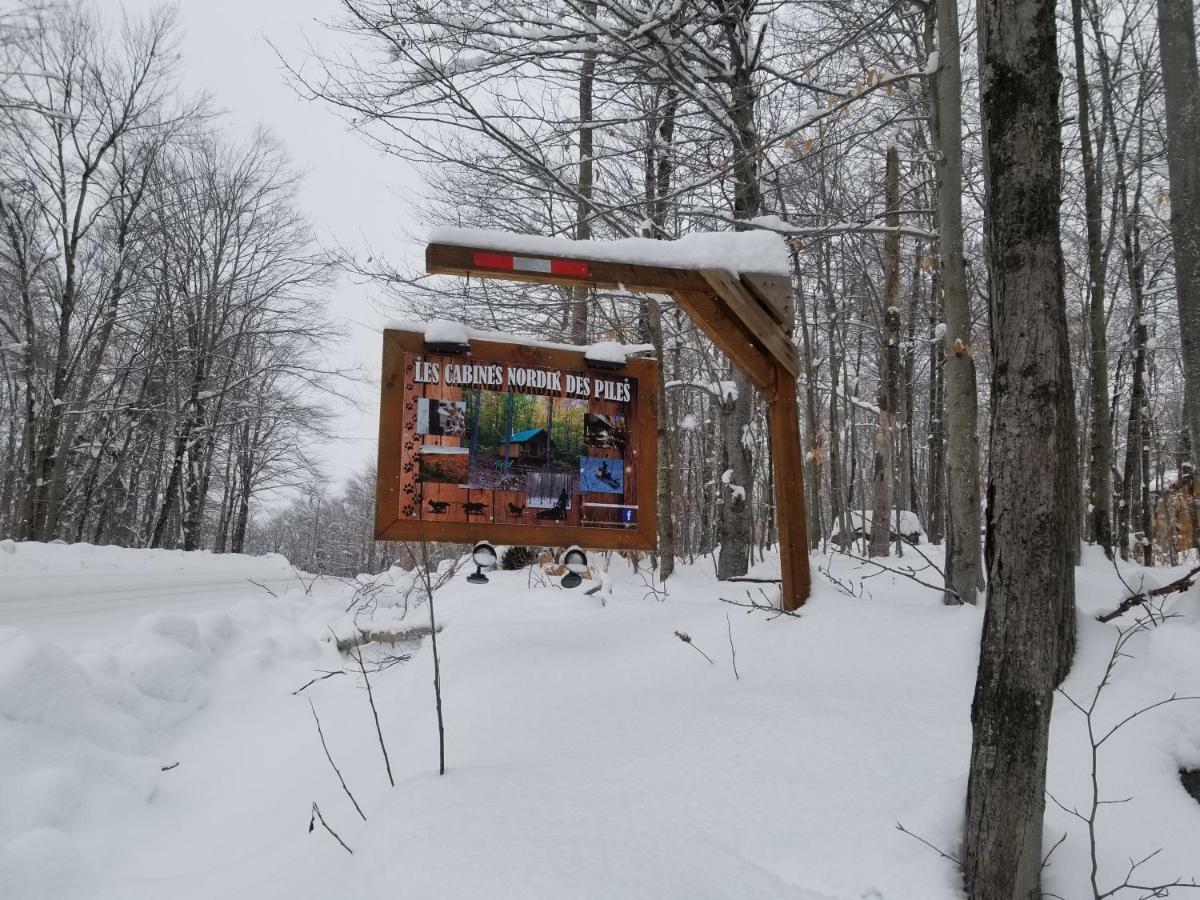 Les Cabines Nordik Des Piles Villa Saint-Jean-des Piles Luaran gambar